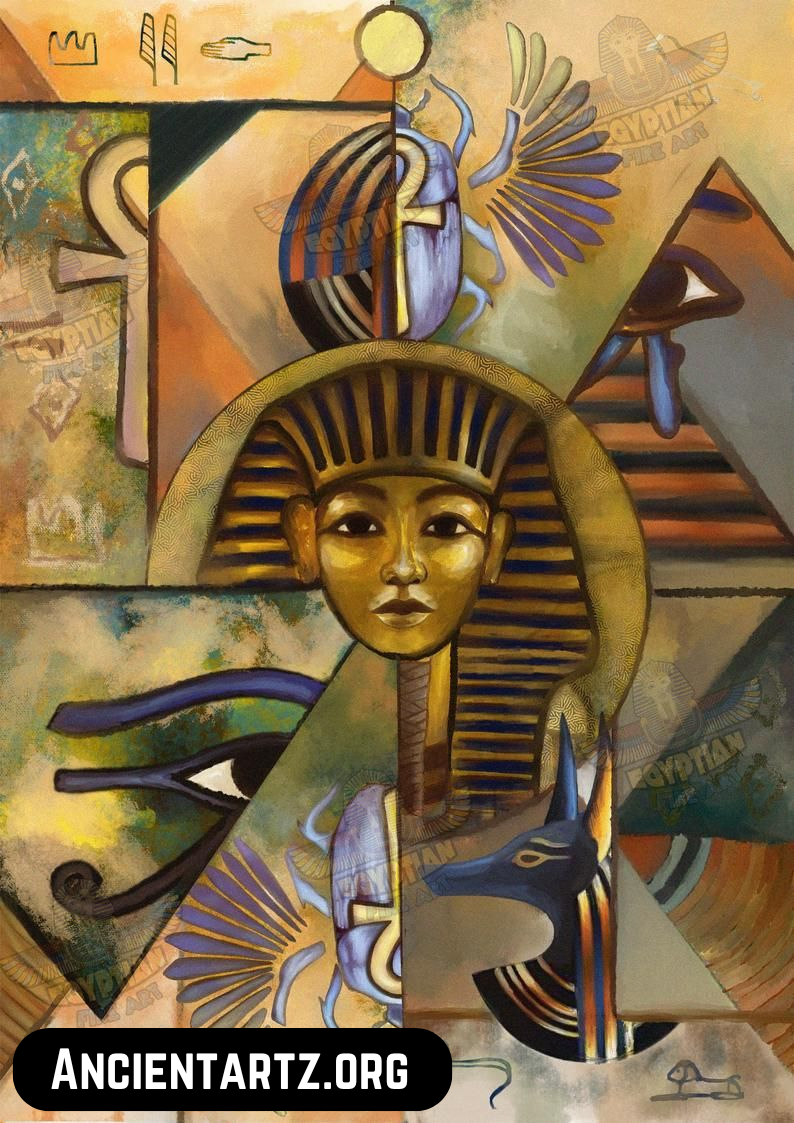 abstract egypt art